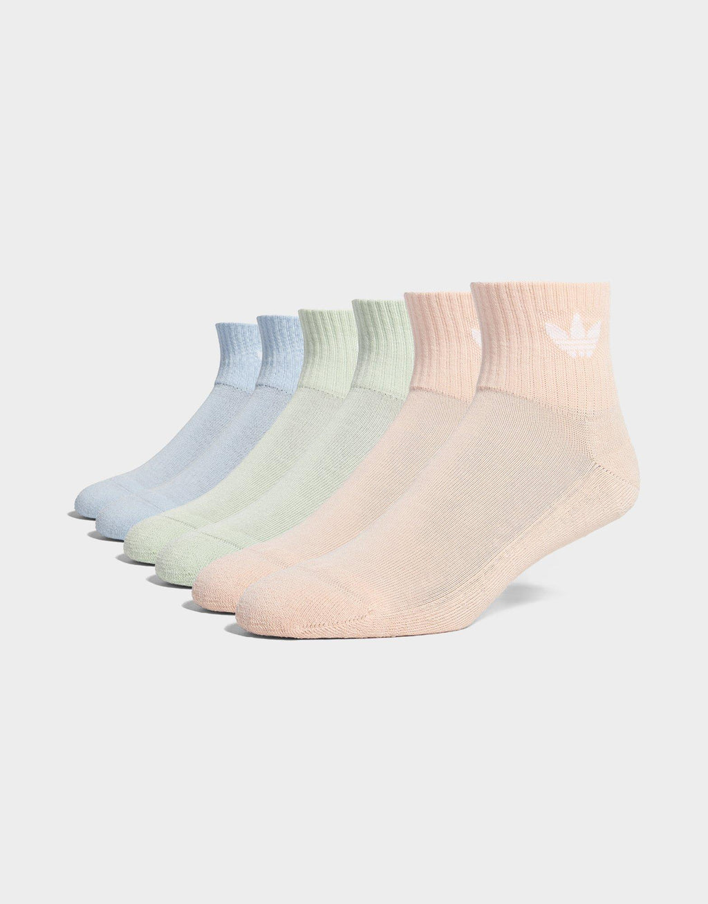 Trefoil Crew Mid Socks (6 Pack)