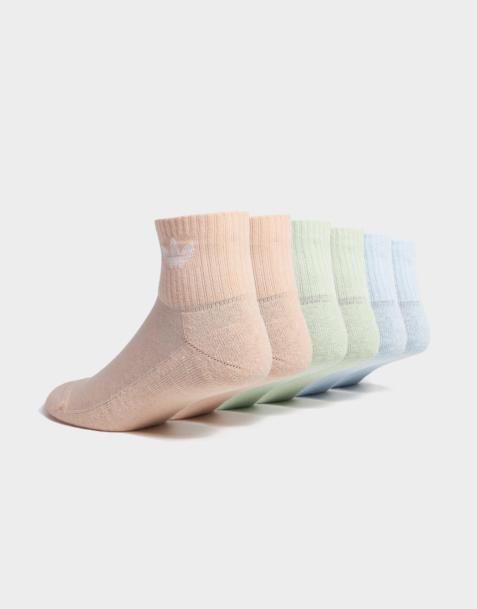 Trefoil Crew Mid Socks (6 Pack)