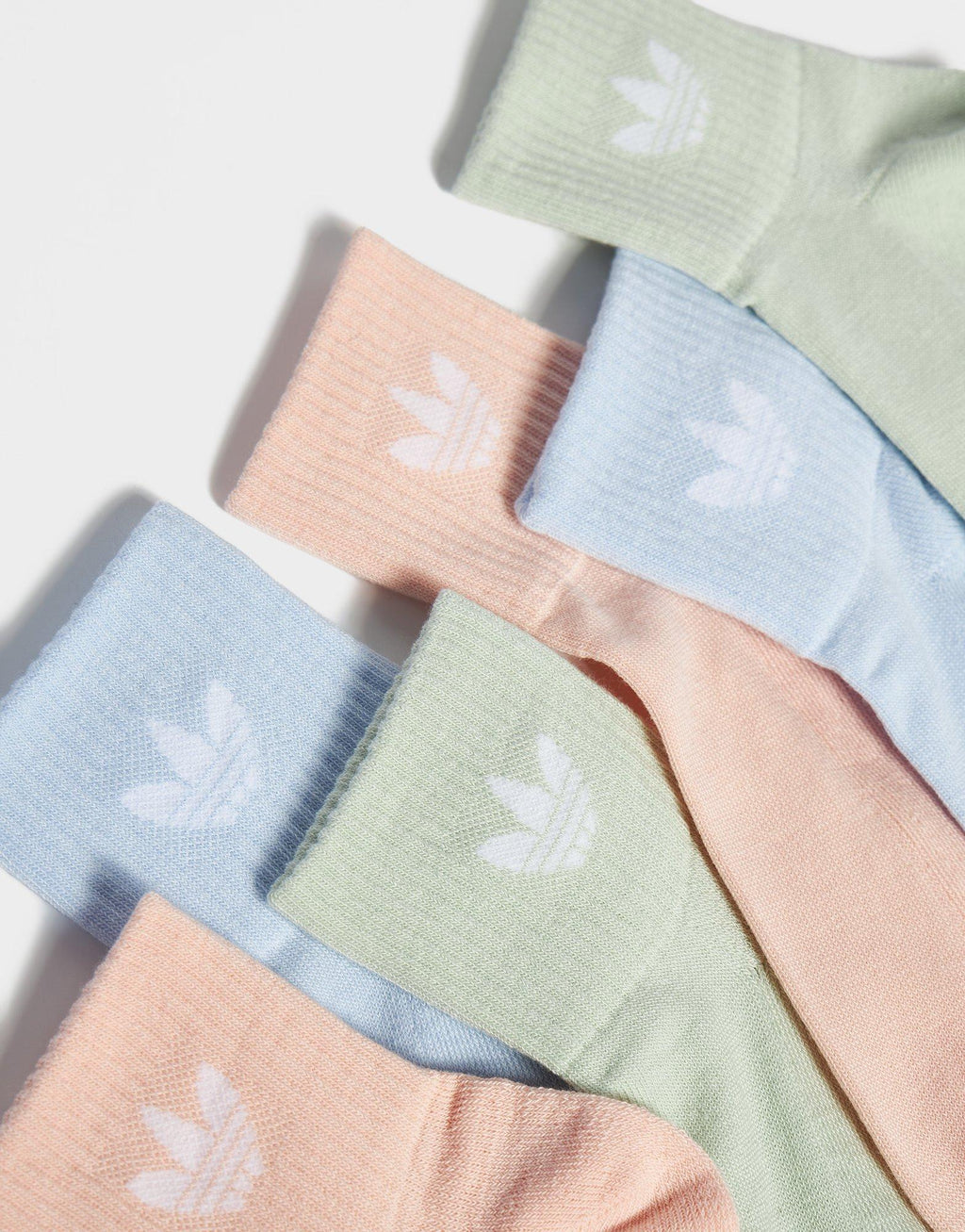 Trefoil Crew Mid Socks (6 Pack)