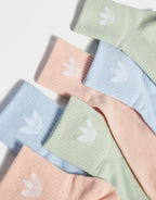 Trefoil Crew Mid Socks (6 Pack)