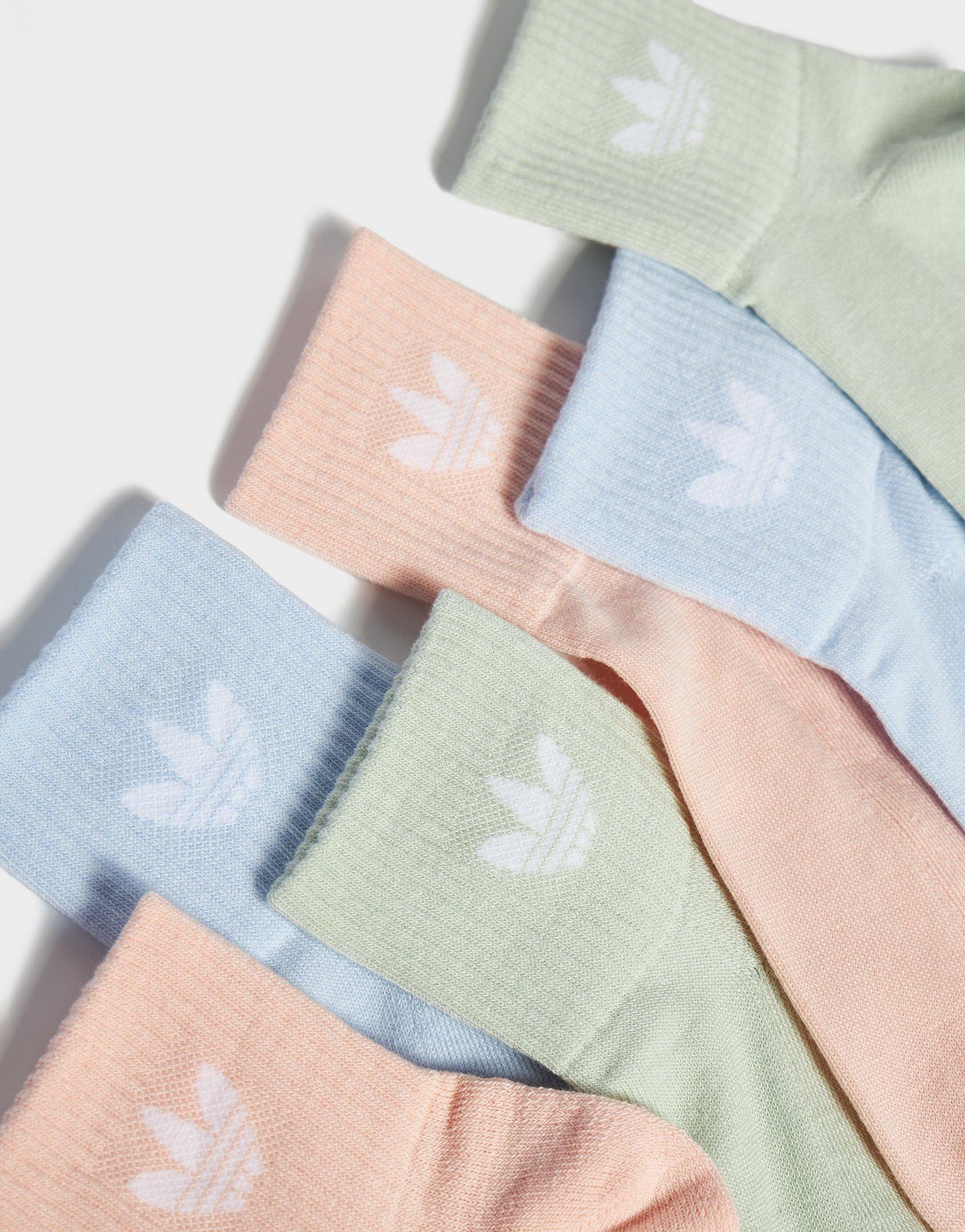 Trefoil Crew Mid Socks (6 Pack)