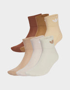 Trefoil Mid Ankle Socks (6 Pack)