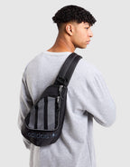 3-Stripe Mesh Sling Bag
