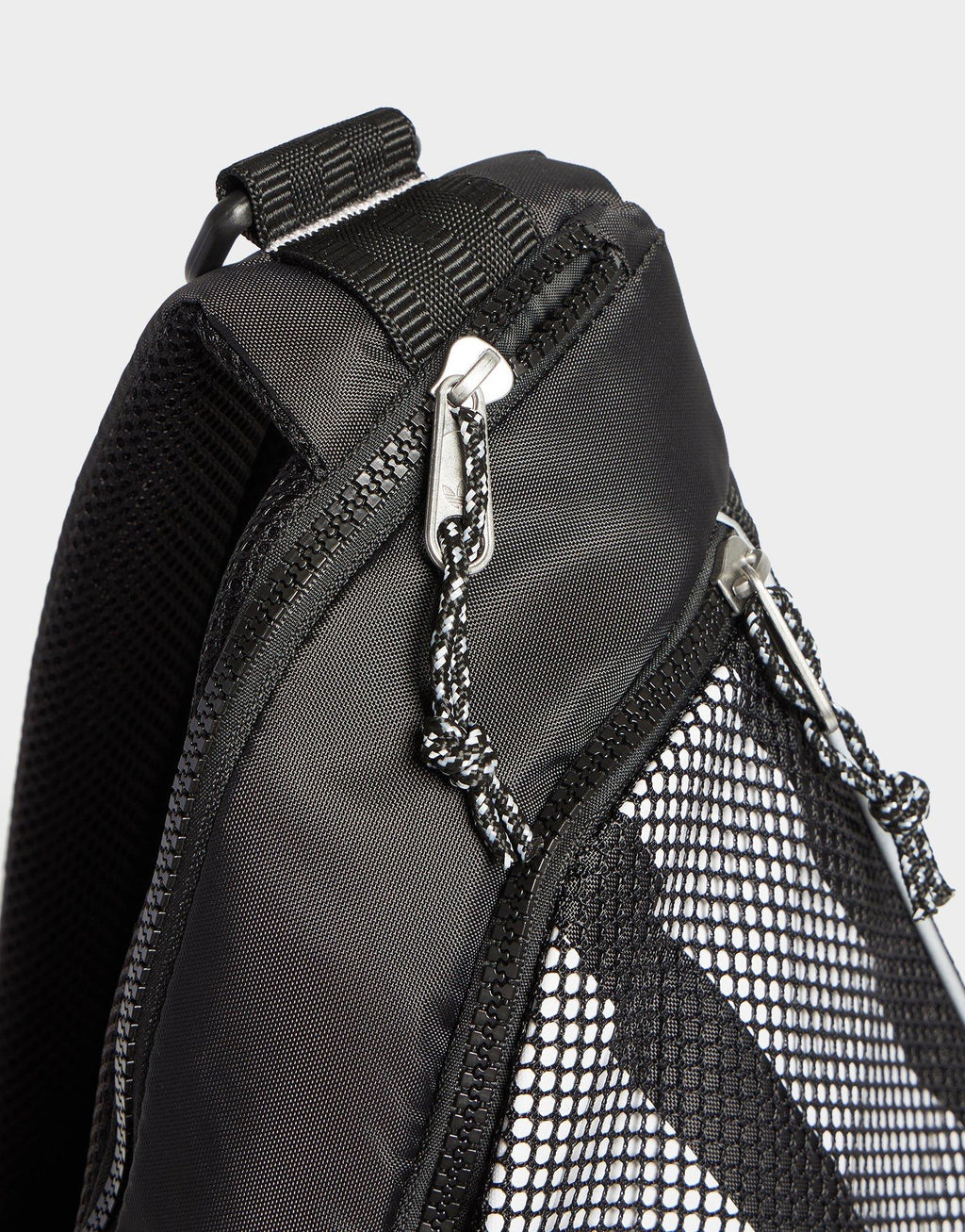 3-Stripe Mesh Sling Bag