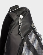 3-Stripe Mesh Sling Bag