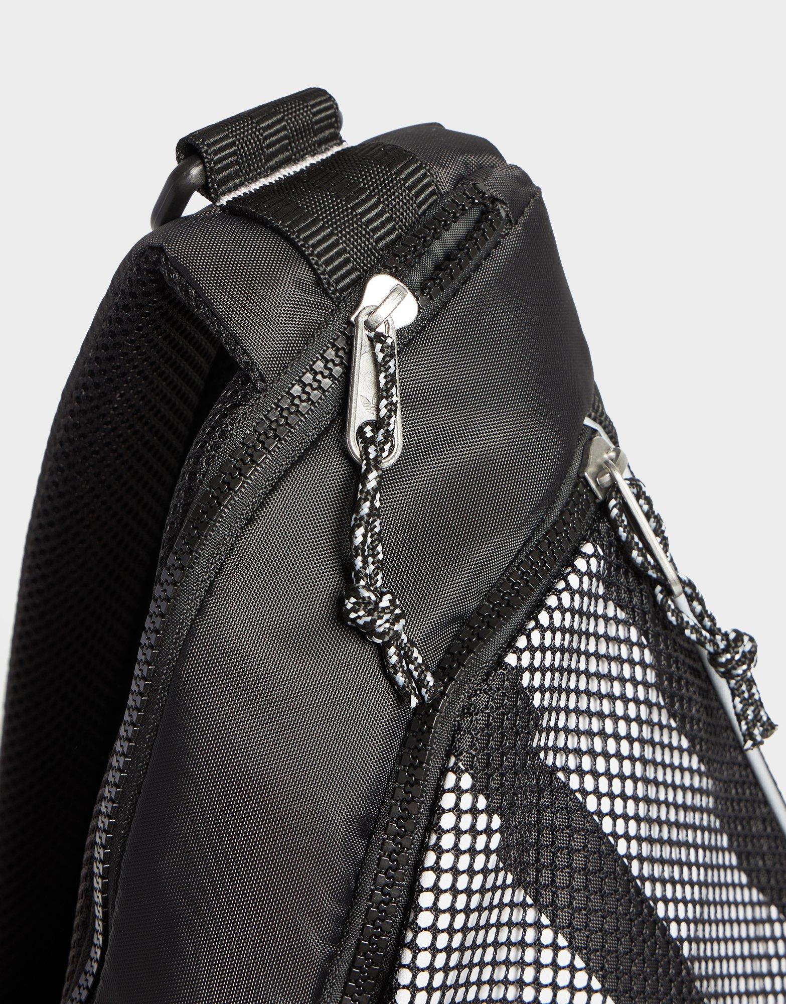 3-Stripe Mesh Sling Bag