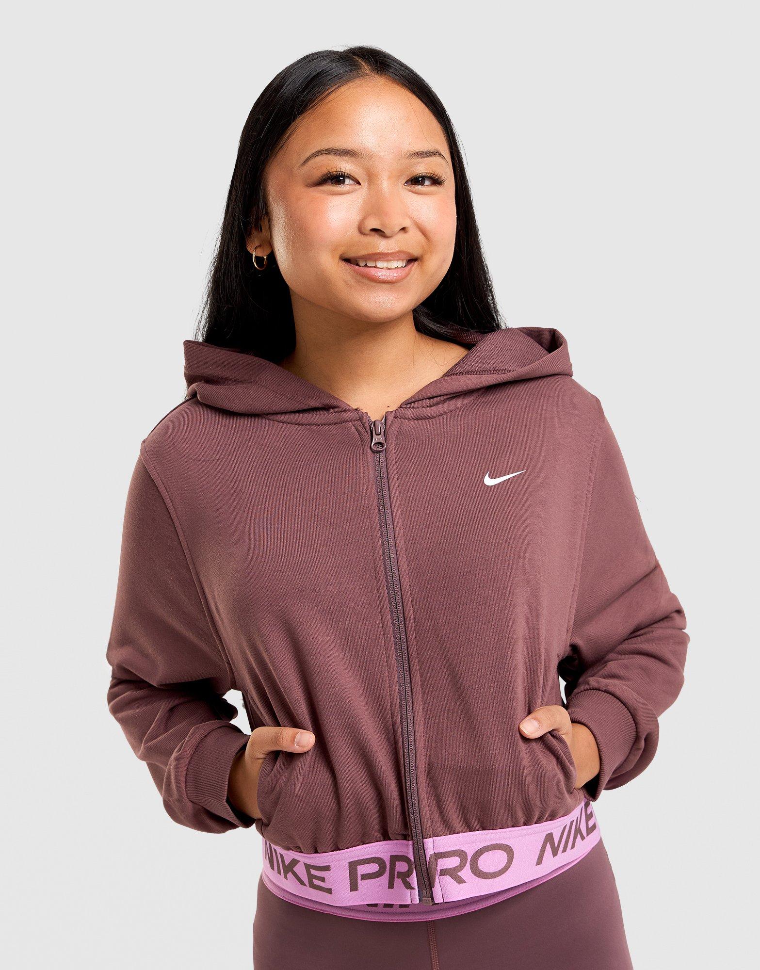 Pro Crop Full-Zip Hoodie Junior's