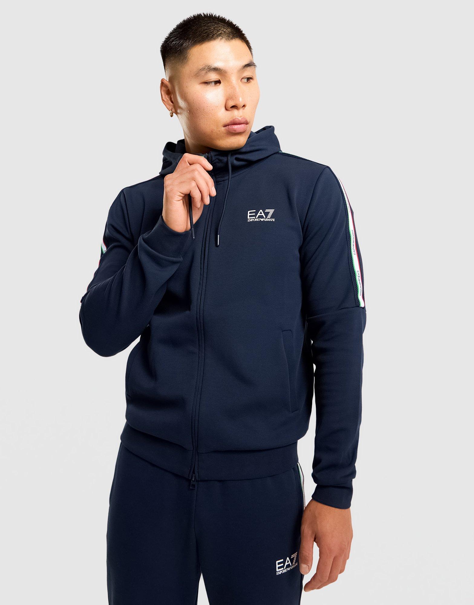 Italia Tape Full-Zip Hoodie