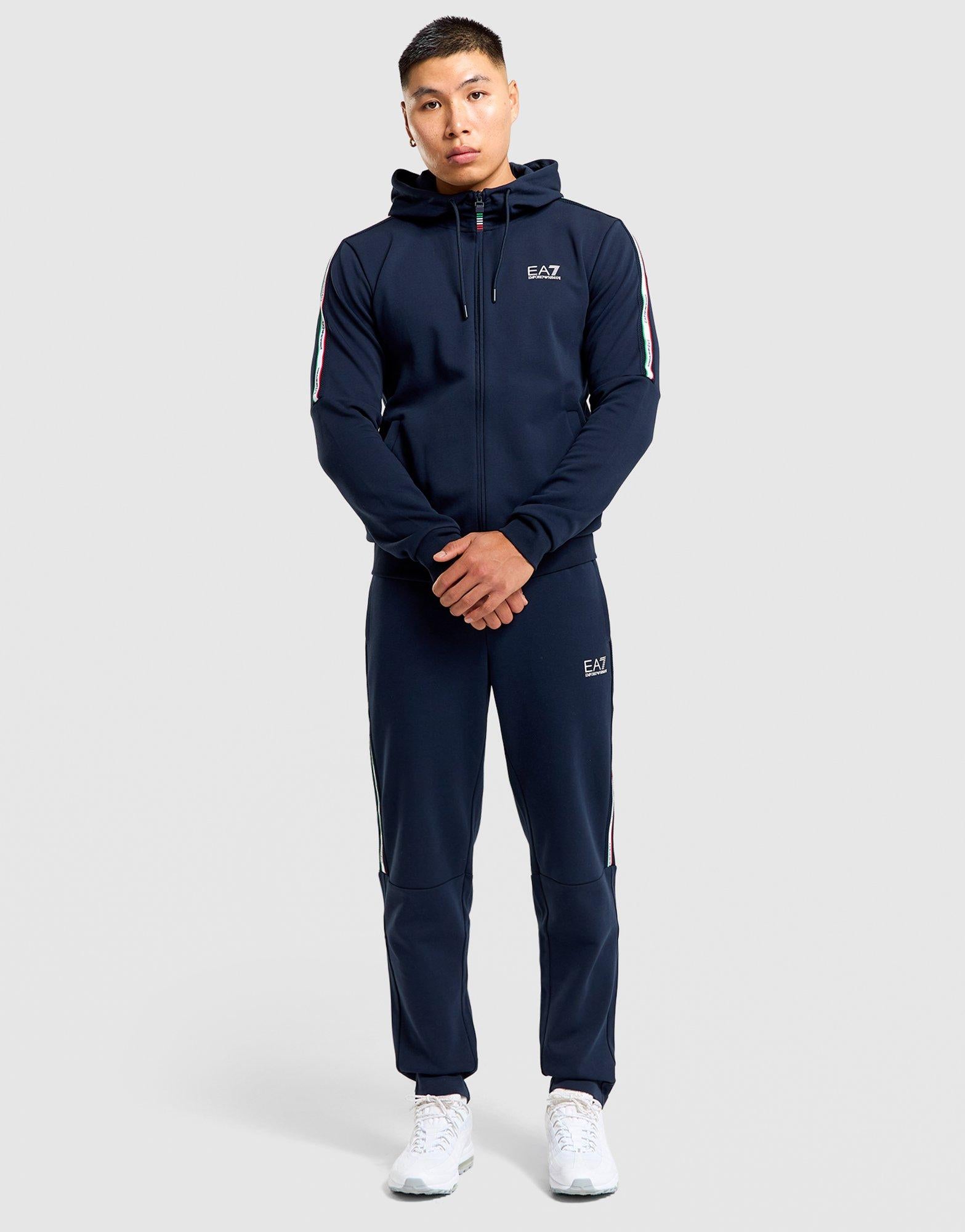 Italia Tape Full-Zip Hoodie
