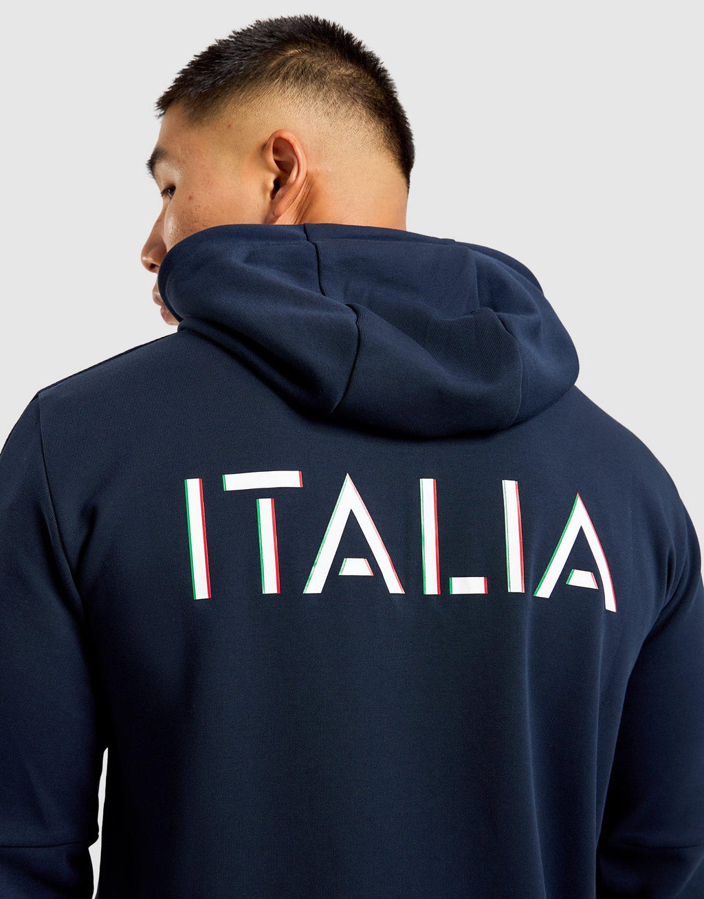 Italia Tape Full-Zip Hoodie