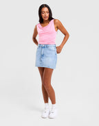 Denim Mini Skirt