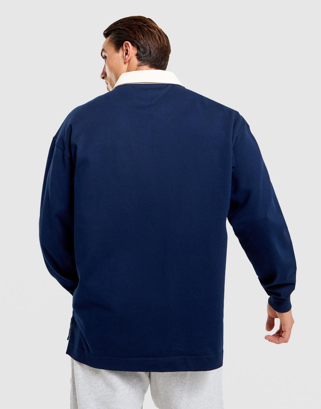 Flag Long Sleeve Polo Shirt