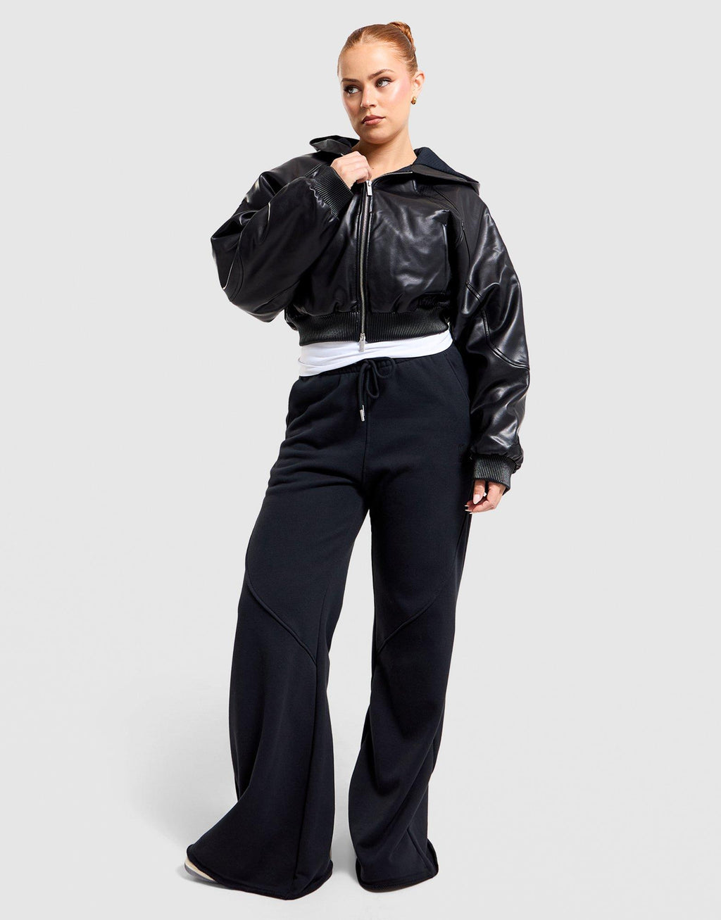 Flight Faux Leather Jacket