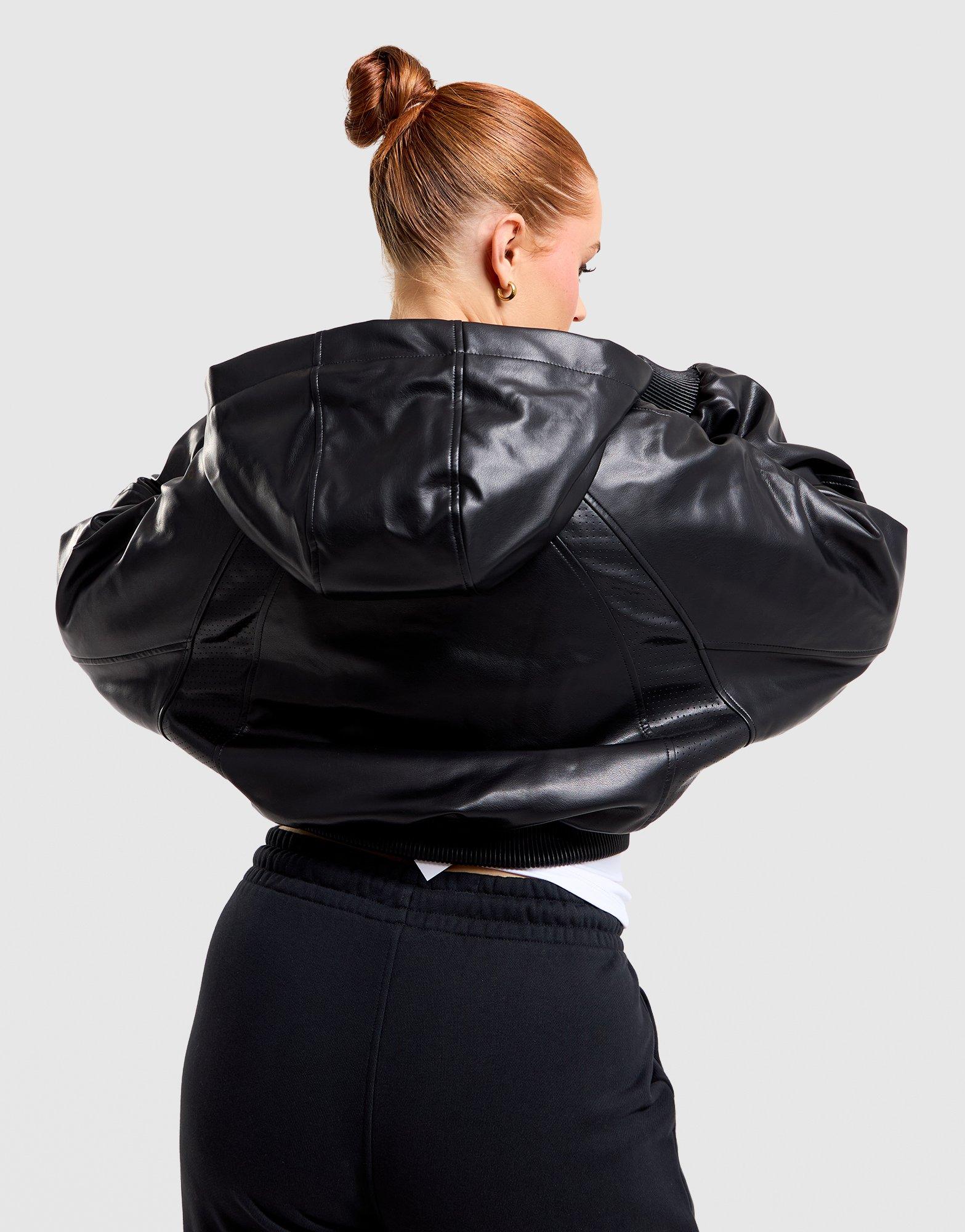 Flight Faux Leather Jacket