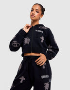 Mist Oversized Full-Zip Hoodie