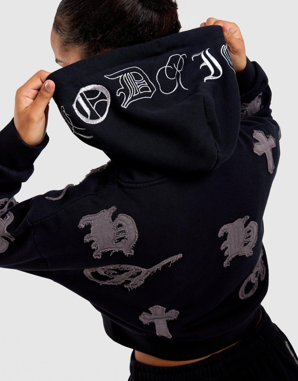 Mist Oversized Full-Zip Hoodie