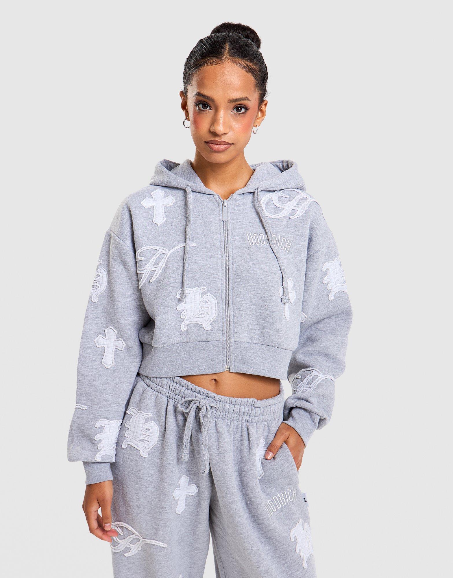 Mist Oversized Full-Zip Hoodie