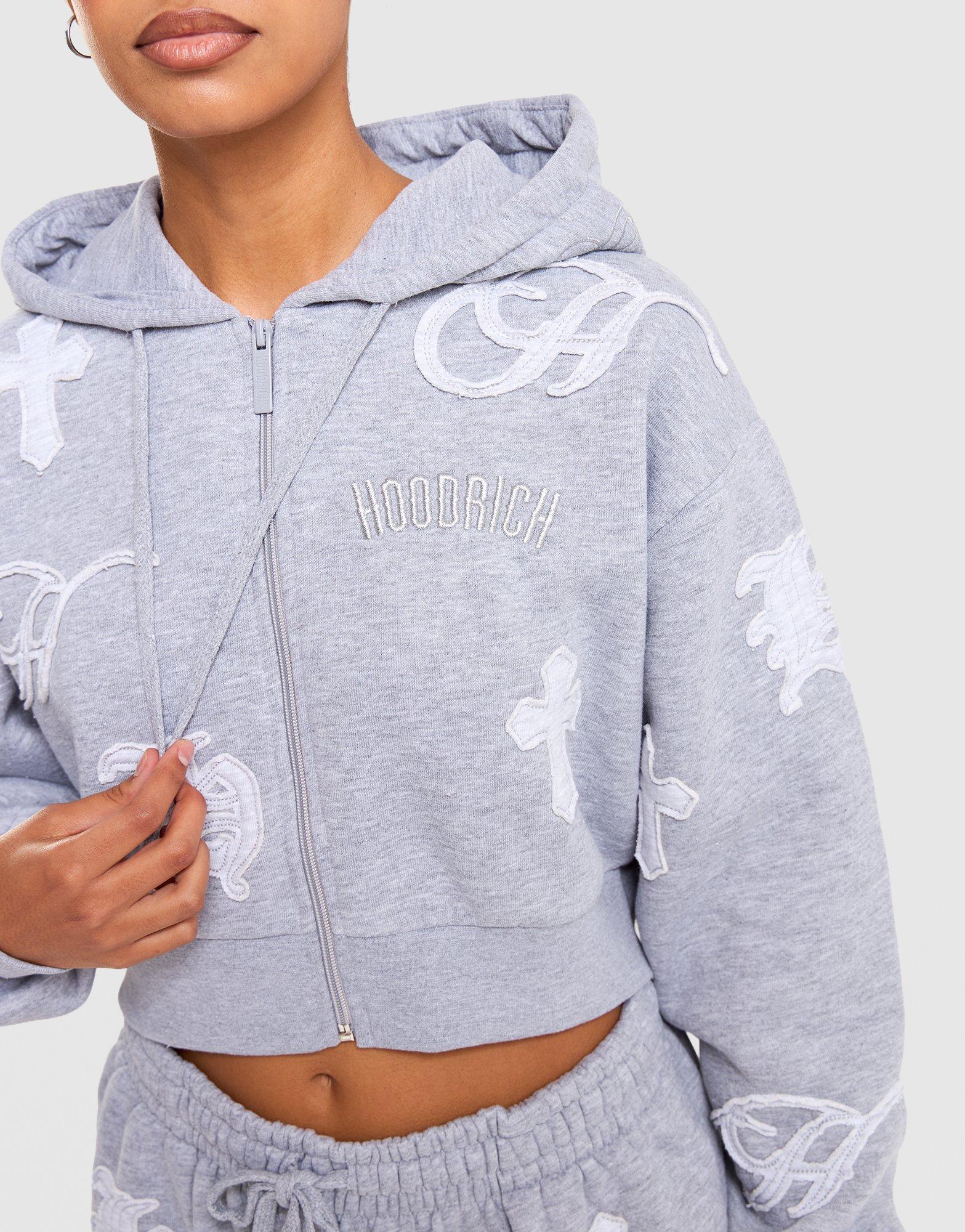 Mist Oversized Full-Zip Hoodie