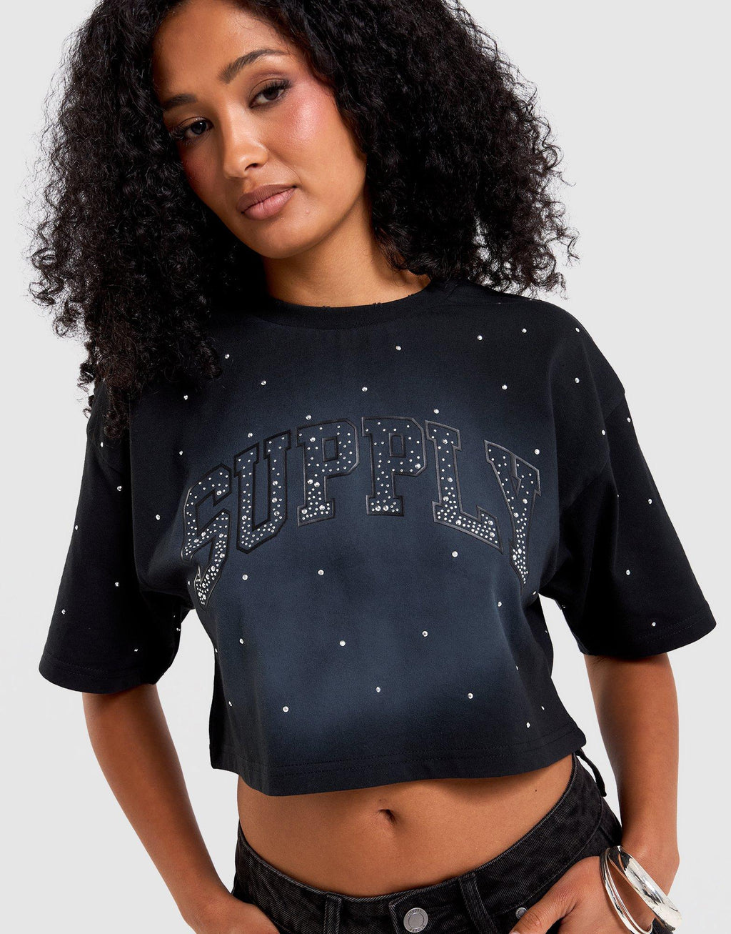Oversized Crop T-Shirt