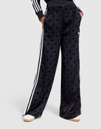 Satin Polka Dot Wide Leg Pants