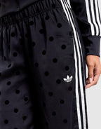 Satin Polka Dot Wide Leg Pants