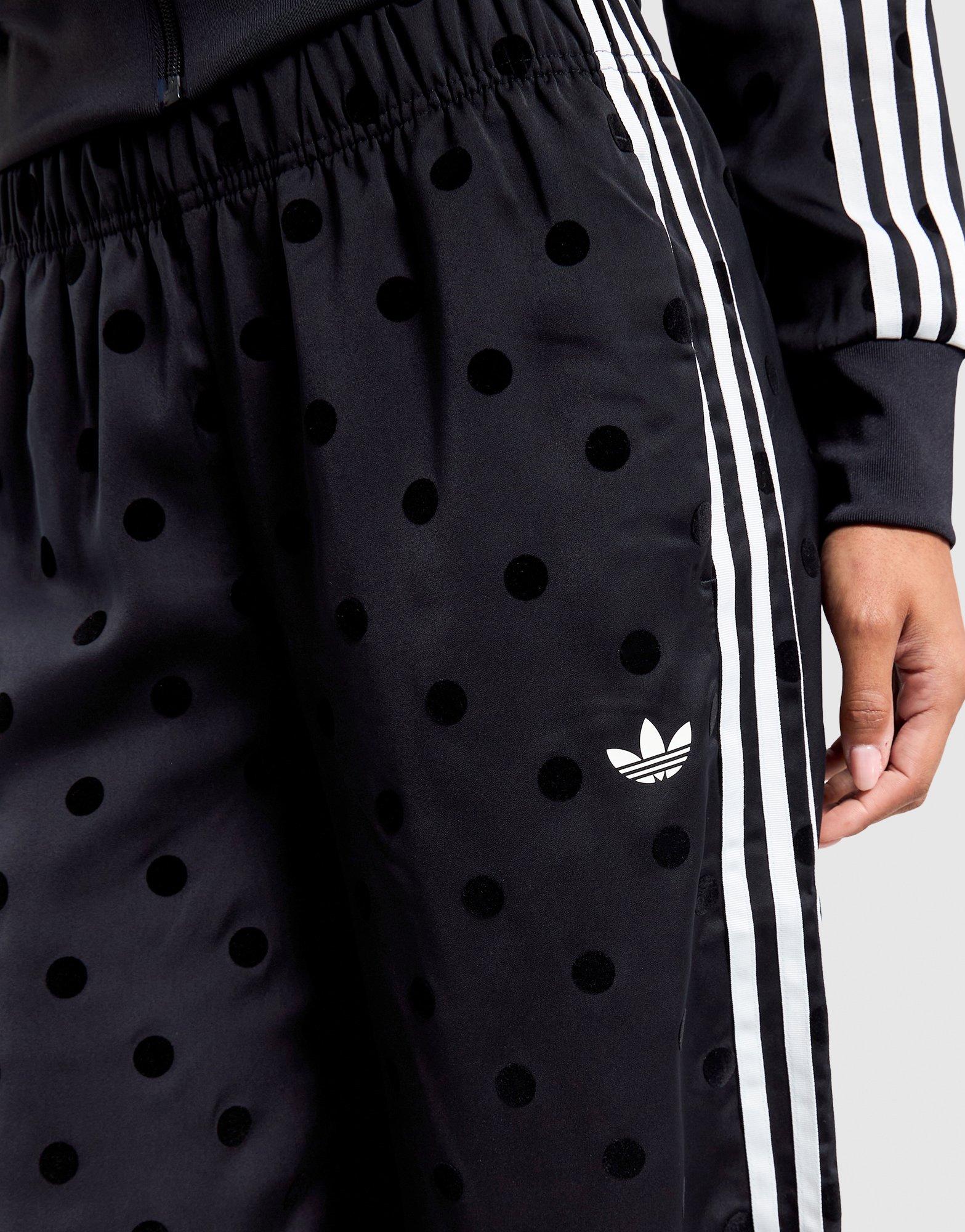 Satin Polka Dot Wide Leg Pants