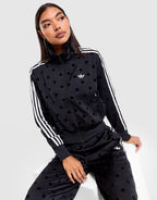 Satin Polka Dot Track Top