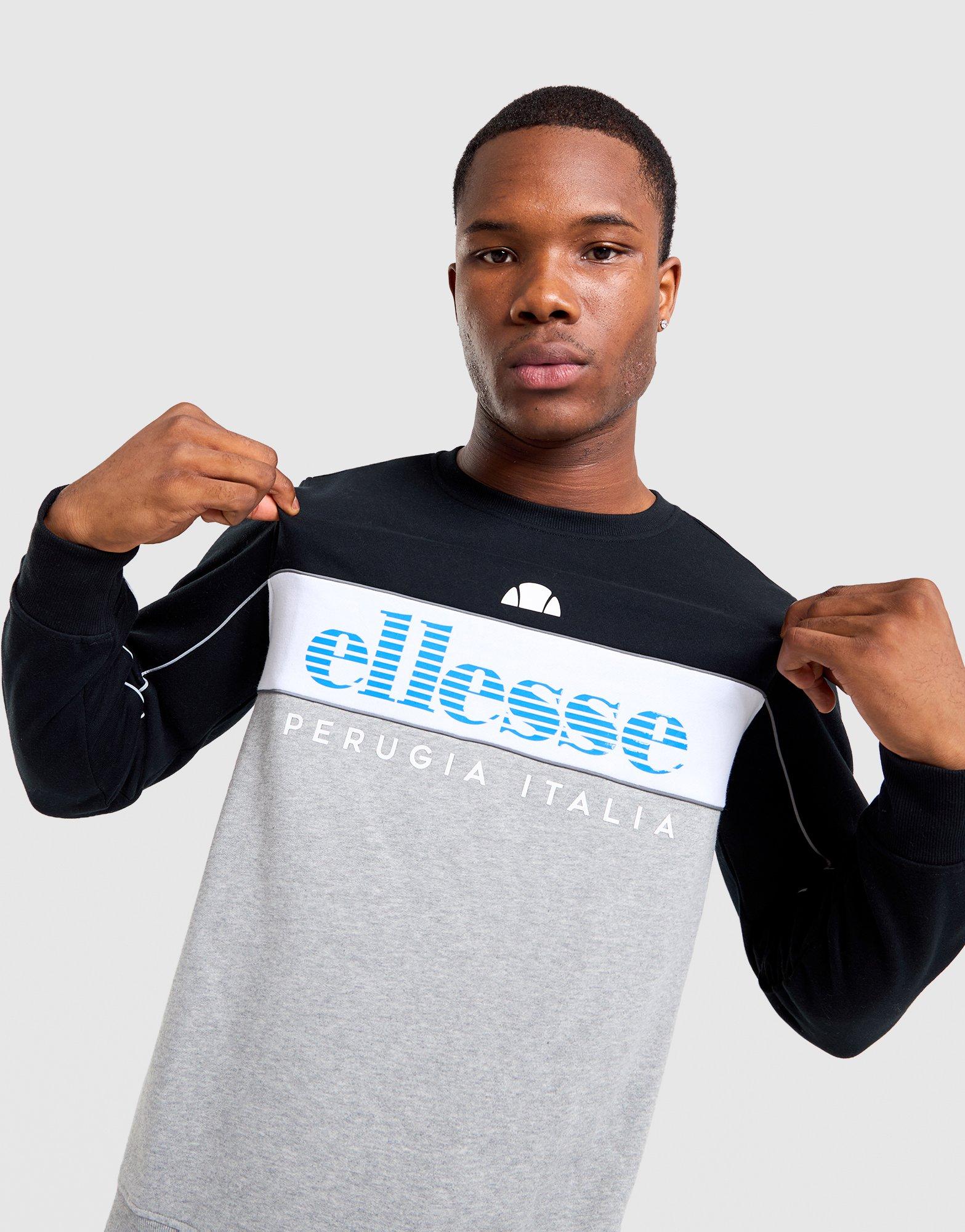 Black Ellesse Vitorio Sweatshirt - JD Sports New Zealand