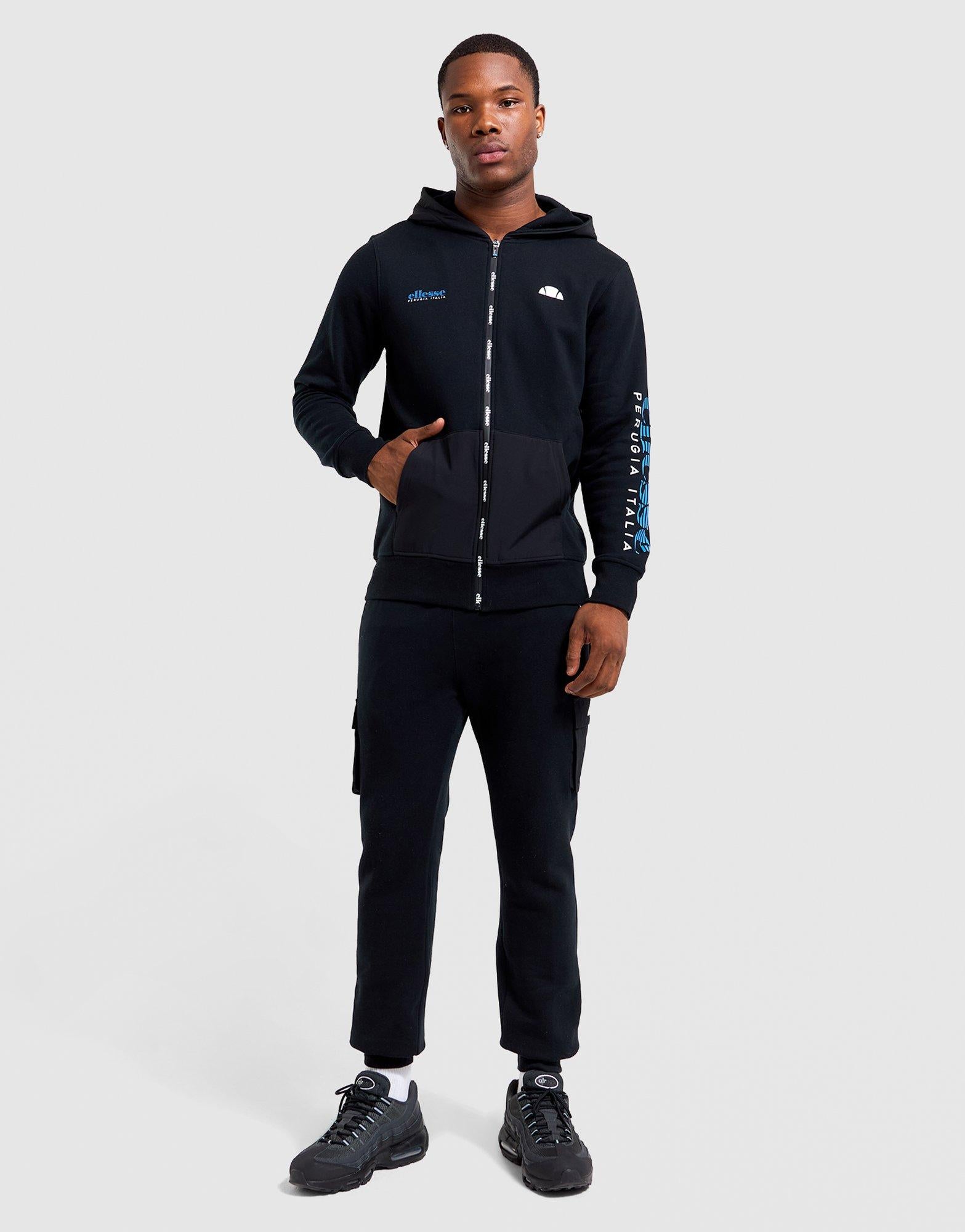 Alonzo Woven Full-Zip Hoodie