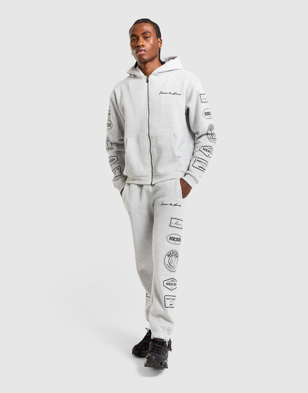 Badge Full-Zip Hoodie