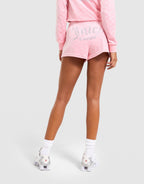 Velour Monogram Shorts