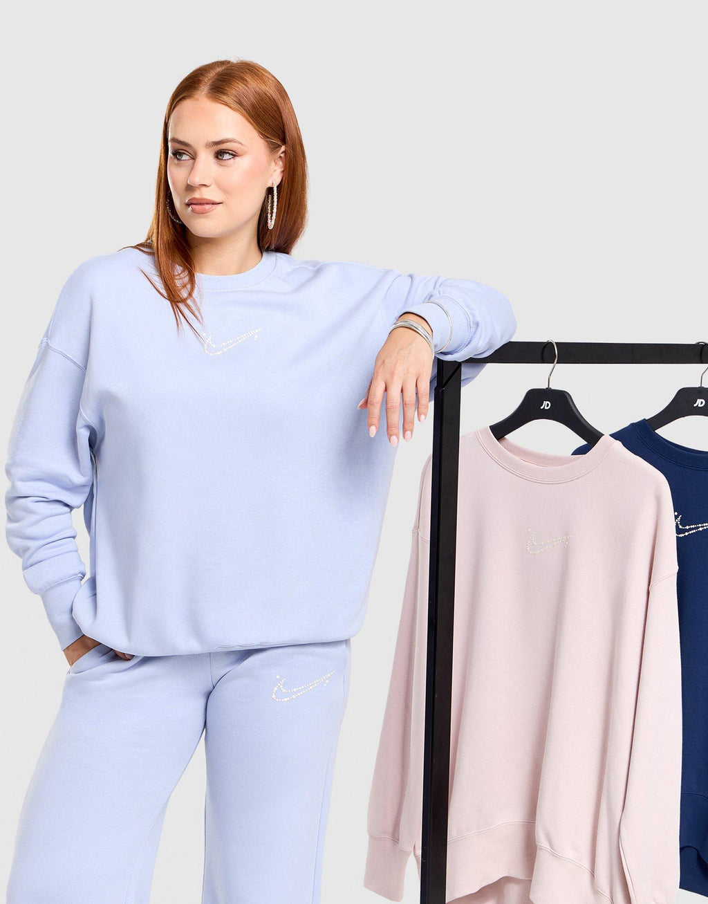 Just Do It Oversized Sweatshirt