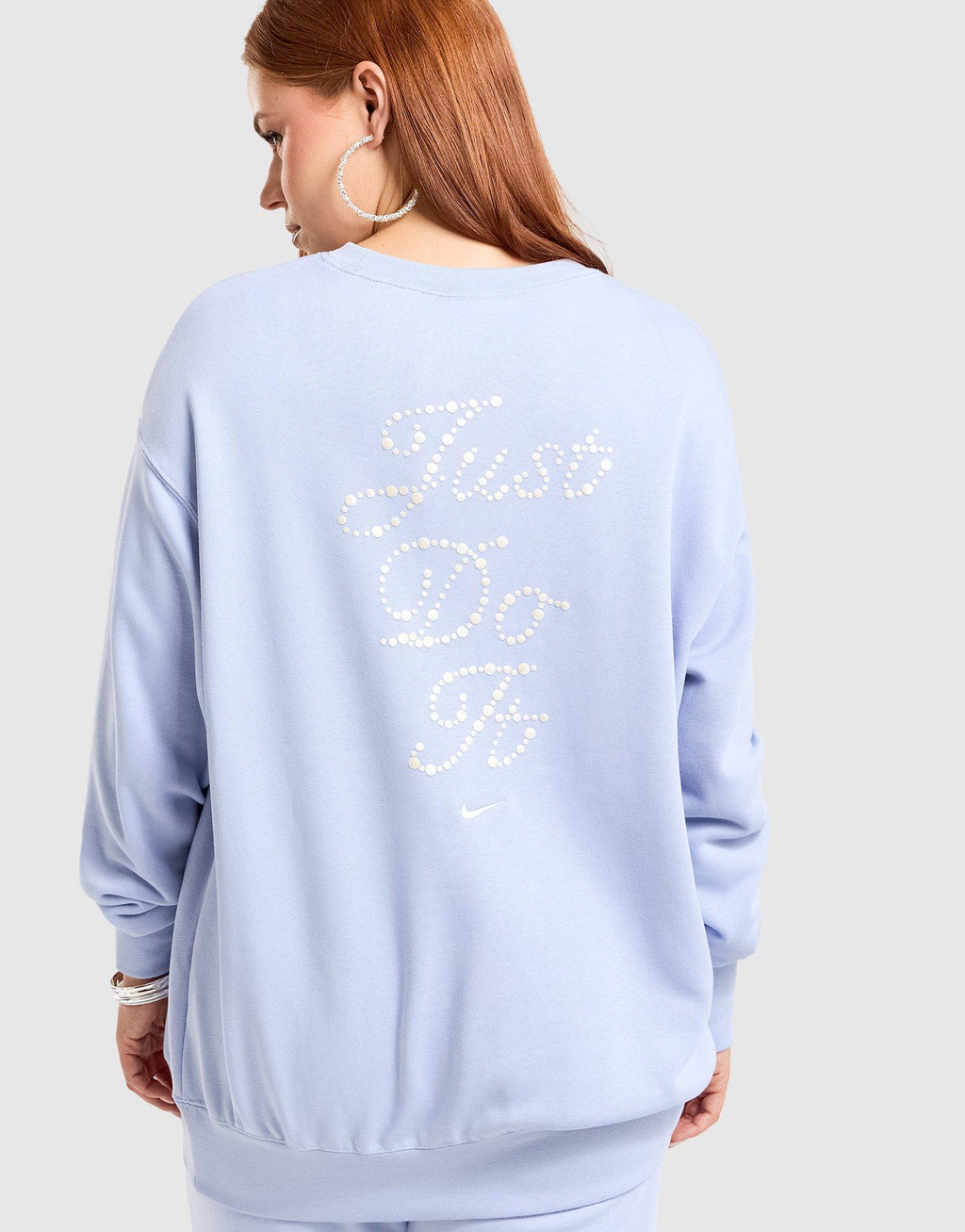 Just Do It Oversized Sweatshirt