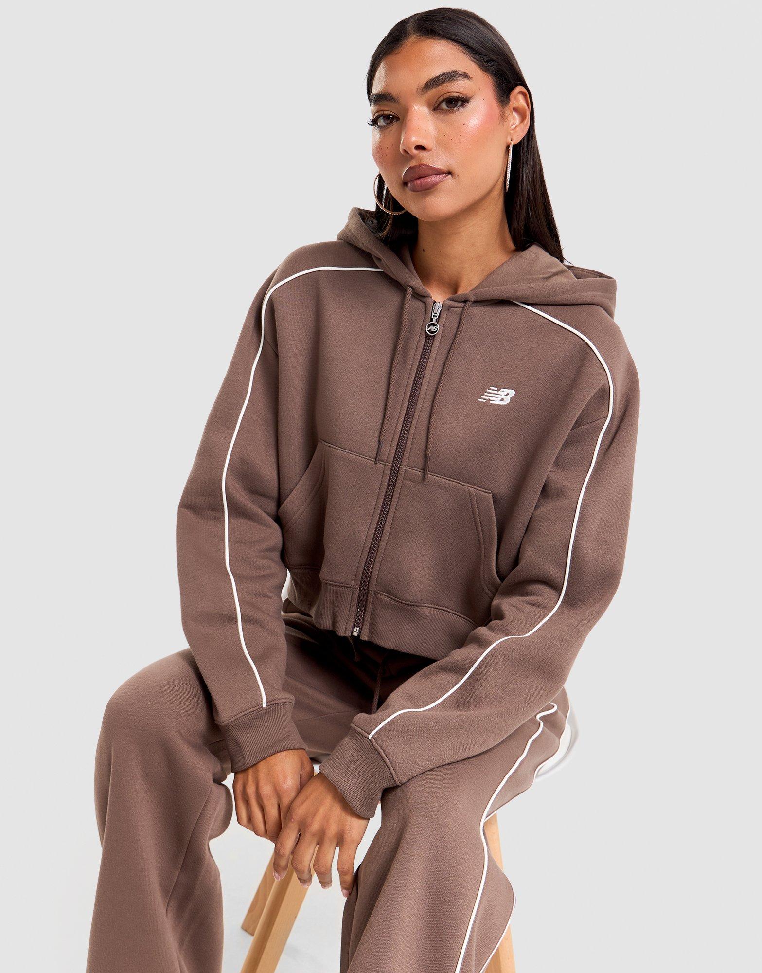 Sport Crop Full-Zip Hoodie