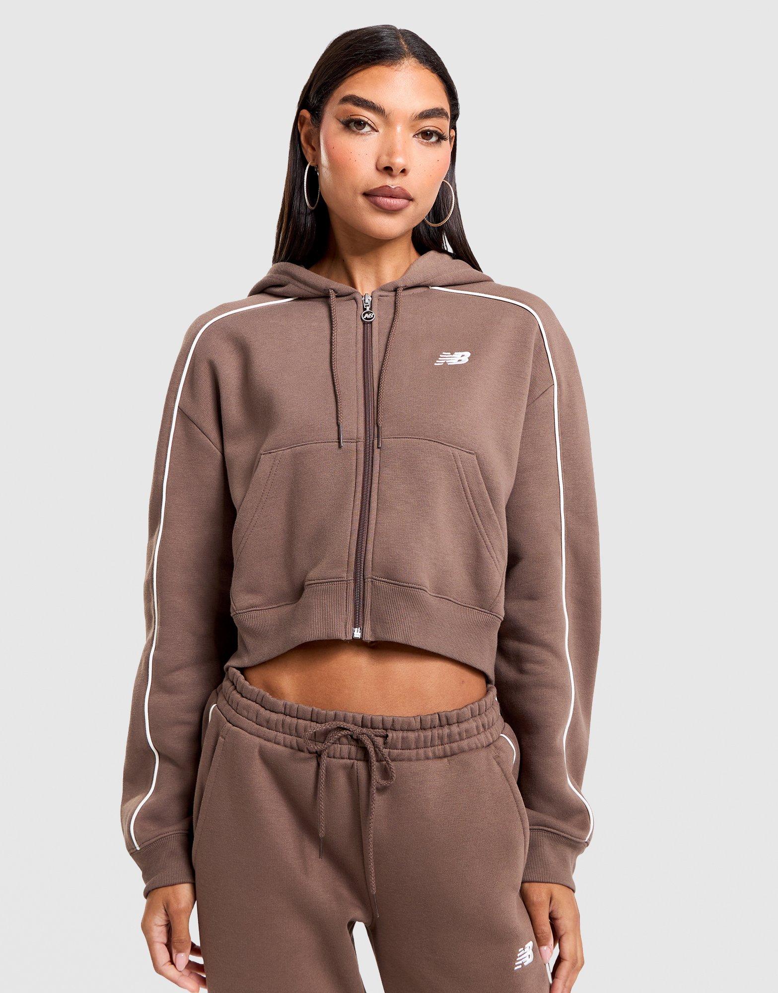 Sport Crop Full-Zip Hoodie