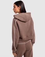 Sport Crop Full-Zip Hoodie