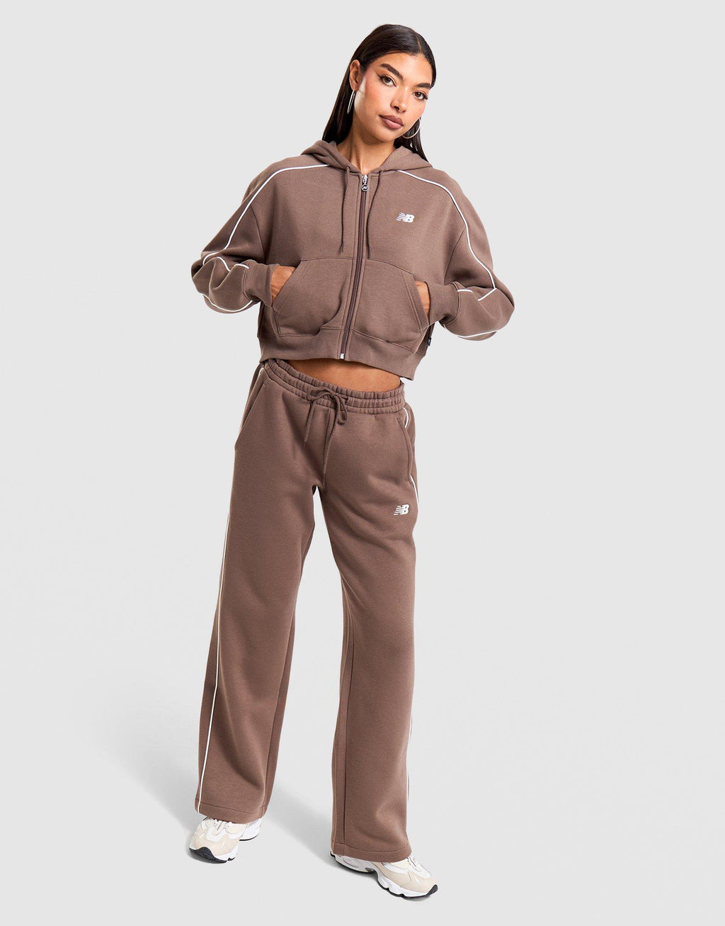 Sport Crop Full-Zip Hoodie