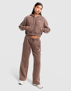 Sport Crop Full-Zip Hoodie