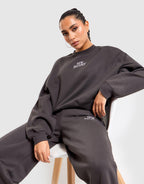 Linear Crop Sweatshirt