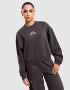 Linear Crop Sweatshirt