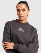 Linear Crop Sweatshirt