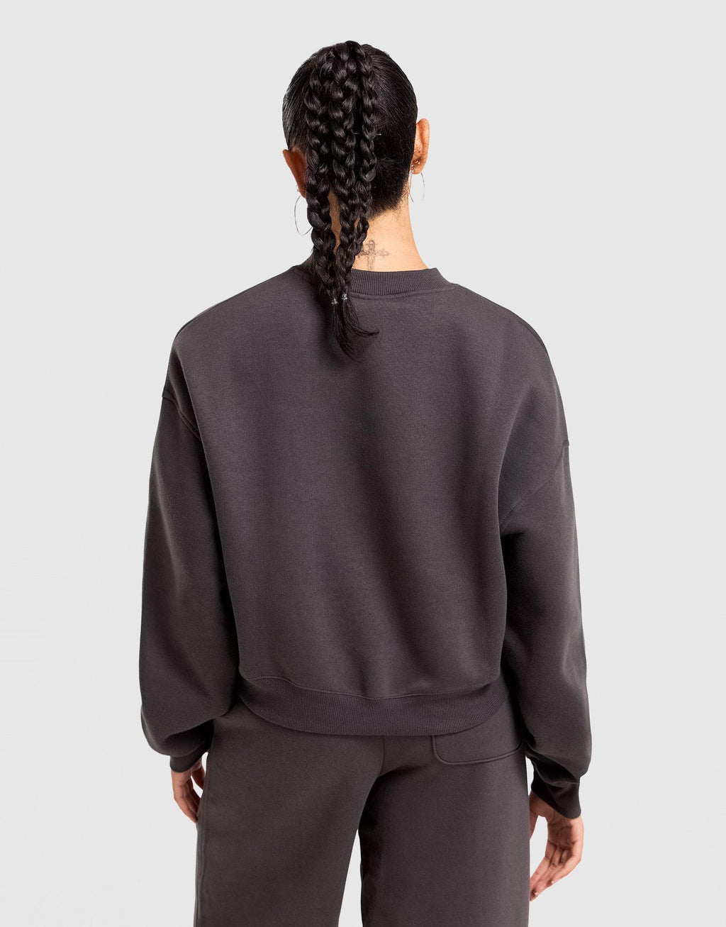 Linear Crop Sweatshirt
