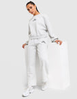 Linear Crop Sweatshirt