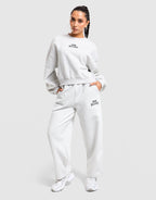 Linear Crop Sweatshirt
