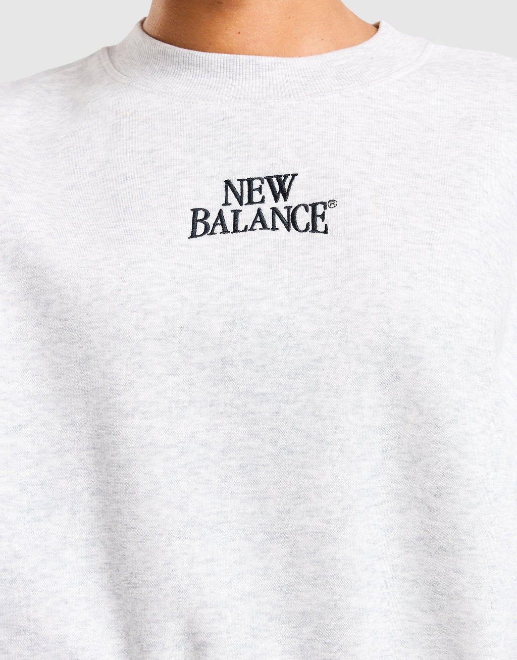Linear Crop Sweatshirt