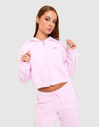 Sport Crop Full-Zip Hoodie
