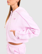 Sport Crop Full-Zip Hoodie