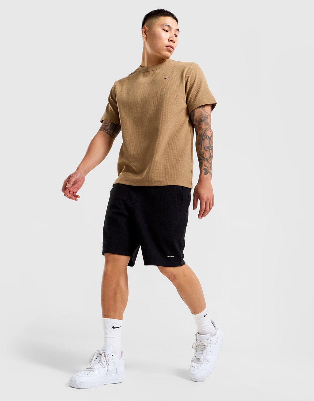 Structured Jersey Shorts