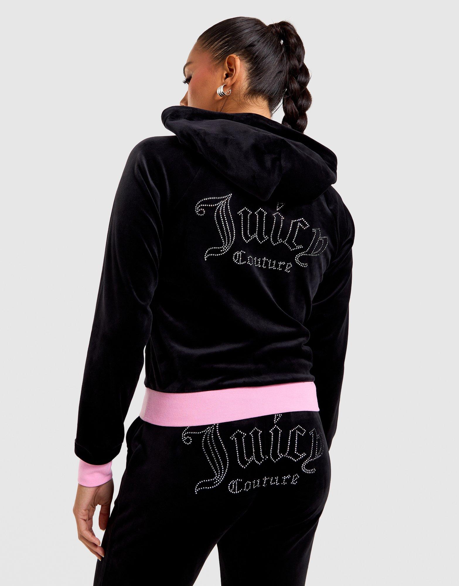 Full-Zip Velour Hoodie