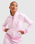 Full-Zip Velour Hoodie